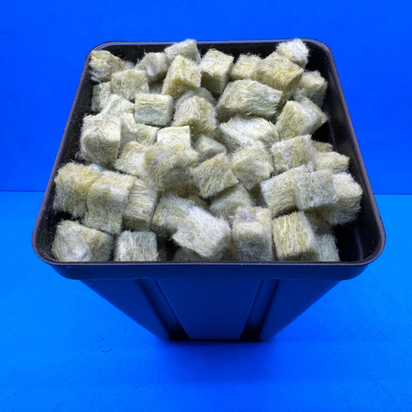 Tall Plastic Pot w/ Grodan® Grow Cubes, 5” Tall, 3.5” Square